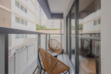 Varanda de apartamento para alugar com 1 quarto, 30m² em Jardim Paulista, São Paulo