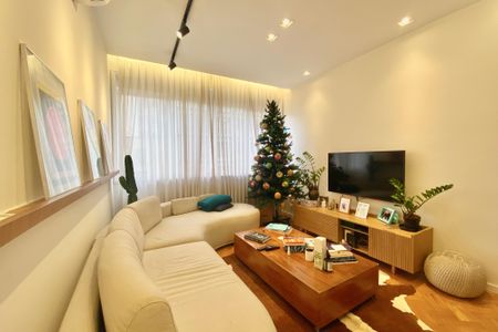 Sala  de apartamento para alugar com 3 quartos, 110m² em Copacabana, Rio de Janeiro