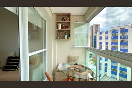 Apartamento para alugar com 39m², 1 quarto e 1 vagaVaranda