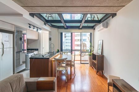 Sala de apartamento para alugar com 1 quarto, 70m² em Planalto Paulista, São Paulo