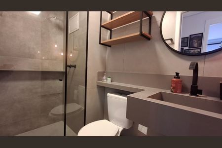 Apartamento à venda com 56m², 2 quartos e 1 vaga Apartamento à venda com 56m², 2 quartos e 1 vagaBanheiro social