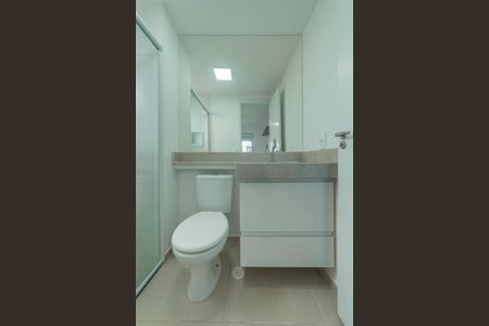 Apartamento para alugar com 27m², 1 quarto e sem vagaBanheiro da Suíte