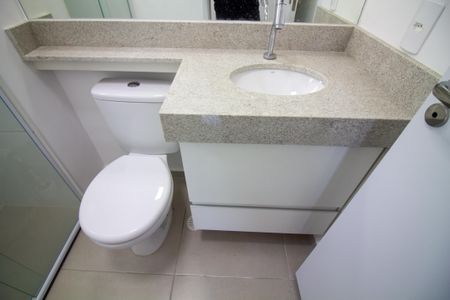 Apartamento para alugar com 27m², 1 quarto e sem vagaBanheiro da Suíte