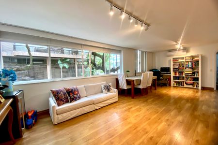 Sala  de apartamento para alugar com 3 quartos, 106m² em Leblon, Rio de Janeiro