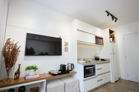 Sala de apartamento para alugar com 1 quarto, 40m² em Bigorrilho, Curitiba