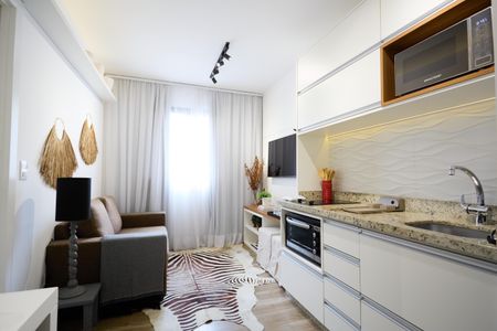 Sala de apartamento para alugar com 1 quarto, 40m² em Bigorrilho, Curitiba