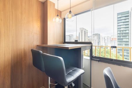 Varanda de apartamento para alugar com 1 quarto, 26m² em Vila Olímpia, São Paulo