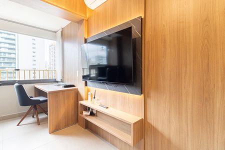 Sala de apartamento para alugar com 1 quarto, 26m² em Vila Olímpia, São Paulo