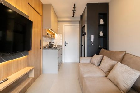 Sala de apartamento à venda com 1 quarto, 26m² em Vila Olímpia, São Paulo