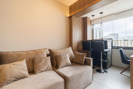 Sala de apartamento para alugar com 1 quarto, 26m² em Vila Olímpia, São Paulo