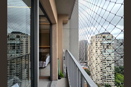 Studio para alugar com 25m², 1 quarto e sem vagaVaranda