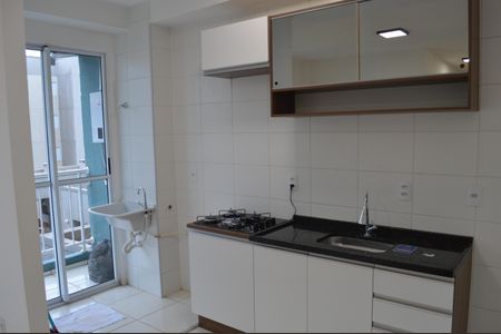 Cozinha de apartamento para alugar com 2 quartos, 49m² em Bonfim Paulista, Ribeirão Preto