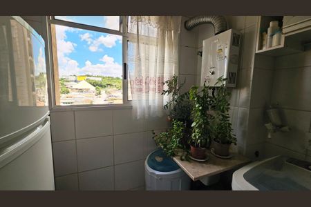 Cozinha e Área de Serviço de apartamento à venda com 2 quartos, 54m² em Vila Nova Esperia, Jundiaí