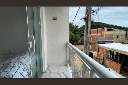 Sacada do Quarto 1 de casa de condomínio à venda com 2 quartos, 100m² em Vargem Pequena, Rio de Janeiro