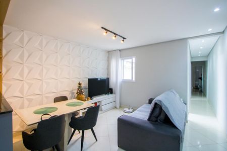 Sala de apartamento para alugar com 2 quartos, 120m² em Vila Cecilia Maria, Santo André