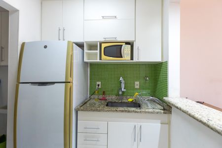 Cozinha de kitnet/studio para alugar com 1 quarto, 42m² em Botafogo, Campinas