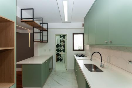Apartamento à venda com 115m², 2 quartos e 1 vagaCozinha Americana