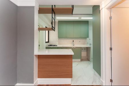 Apartamento à venda com 115m², 2 quartos e 1 vagaCozinha Americana