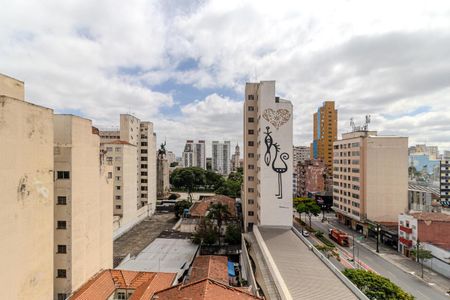 Vista de kitnet/studio para alugar com 1 quarto, 28m² em Campos Elíseos, São Paulo