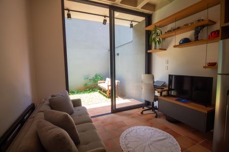 Sala de apartamento para alugar com 1 quarto, 48m² em Brooklin, São Paulo