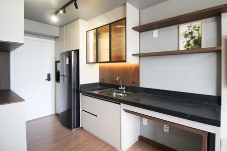 Studio para alugar com 24m², 1 quarto e sem vaga Studio para alugar com 24m², 1 quarto e sem vagaCozinha