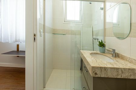 Casa de condomínio para alugar com 191m², 3 quartos e 2 vagasBanheiro da Suíte 1