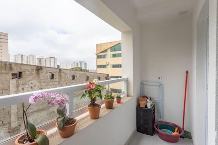 Varanda da sala  de apartamento para alugar com 2 quartos, 45m² em Centro, Diadema
