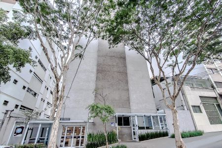 Studio à venda com 29m², 1 quarto e sem vagaFachada - Plaquinha
