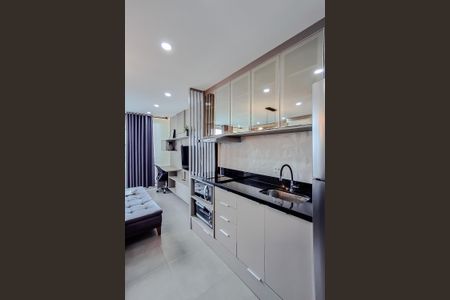 Studio à venda com 29m², 1 quarto e sem vagaCozinha e Área de Serviço