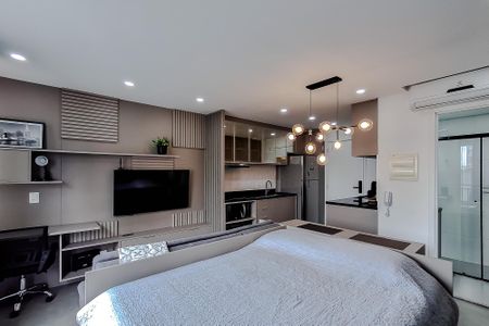 Studio à venda com 29m², 1 quarto e sem vagaSala/Quarto