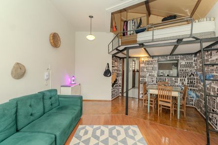 Sala de apartamento para alugar com 1 quarto, 35m² em Centro, São Paulo