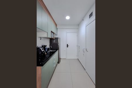 Cozinha de kitnet/studio à venda com 1 quarto, 27m² em Paraíso, São Paulo