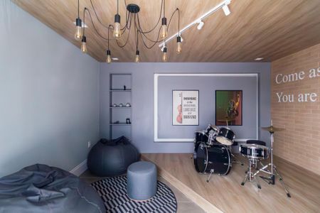 Apartamento à venda com 88m², 2 quartos e 2 vagas Apartamento à venda com 88m², 2 quartos e 2 vagasÁrea comum - Sala de música