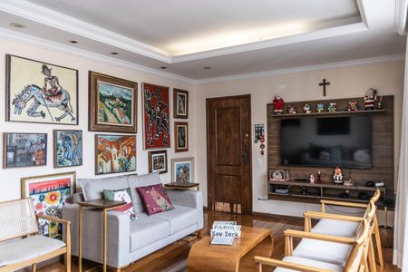 Sala de apartamento à venda com 4 quartos, 129m² em Grajaú, Belo Horizonte