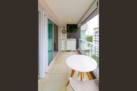 Varanda de apartamento para alugar com 1 quarto, 49m² em Campo Belo, São Paulo