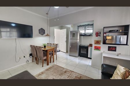 Sala de apartamento para alugar com 1 quarto, 60m² em Boqueirão, Santos