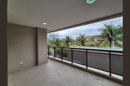 Varanda de apartamento à venda com 3 quartos, 117m² em Recreio dos Bandeirantes, Rio de Janeiro
