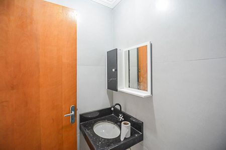Banheiro de kitnet/studio para alugar com 1 quarto, 18m² em Jardim do Mar, São Bernardo do Campo