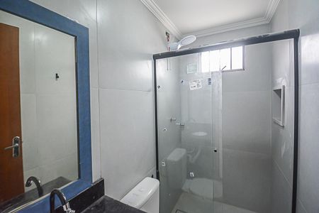 Banheiro de kitnet/studio para alugar com 1 quarto, 20m² em Jardim do Mar, São Bernardo do Campo