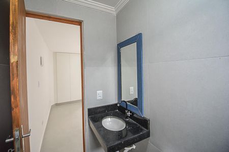 Banheiro de kitnet/studio para alugar com 1 quarto, 20m² em Jardim do Mar, São Bernardo do Campo