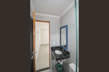 Banheiro de kitnet/studio para alugar com 1 quarto, 20m² em Jardim do Mar, São Bernardo do Campo
