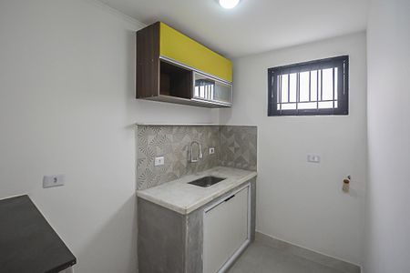 Cozinha e Área de Serviço de kitnet/studio para alugar com 1 quarto, 20m² em Jardim do Mar, São Bernardo do Campo
