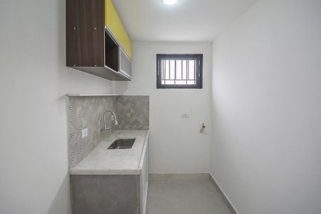 Cozinha e Área de Serviço de kitnet/studio para alugar com 1 quarto, 20m² em Jardim do Mar, São Bernardo do Campo