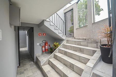 Studio para alugar com 35m², 1 quarto e sem vaga Studio para alugar com 35m², 1 quarto e sem vagaHall de entrada