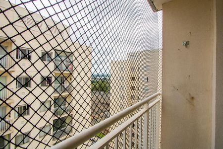 Varanda da sala de apartamento à venda com 2 quartos, 45m² em Vila Homero Thon, Santo André