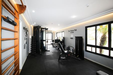 Apartamento à venda com 33m², 1 quarto e 1 vaga Apartamento à venda com 33m², 1 quarto e 1 vagaÁrea comum - Academia