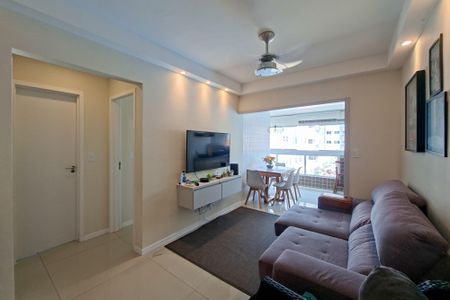 Sala de apartamento para alugar com 2 quartos, 73m² em Boqueirão, Praia Grande