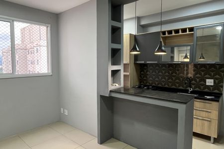 Sala de apartamento para alugar com 2 quartos, 49m² em Castelo, Santos
