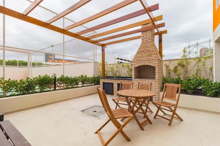 Apartamento à venda com 30m², 1 quarto e 2 vagasChurrasqueira