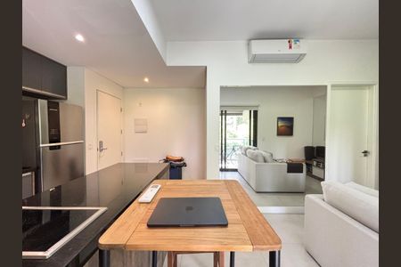 Sala de apartamento à venda com 1 quarto, 49m² em Jardim Paulistano, São Paulo